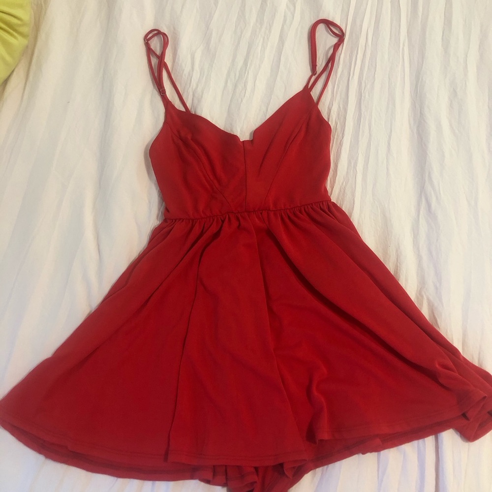 Red Mini Romper - Picture 5 of 7